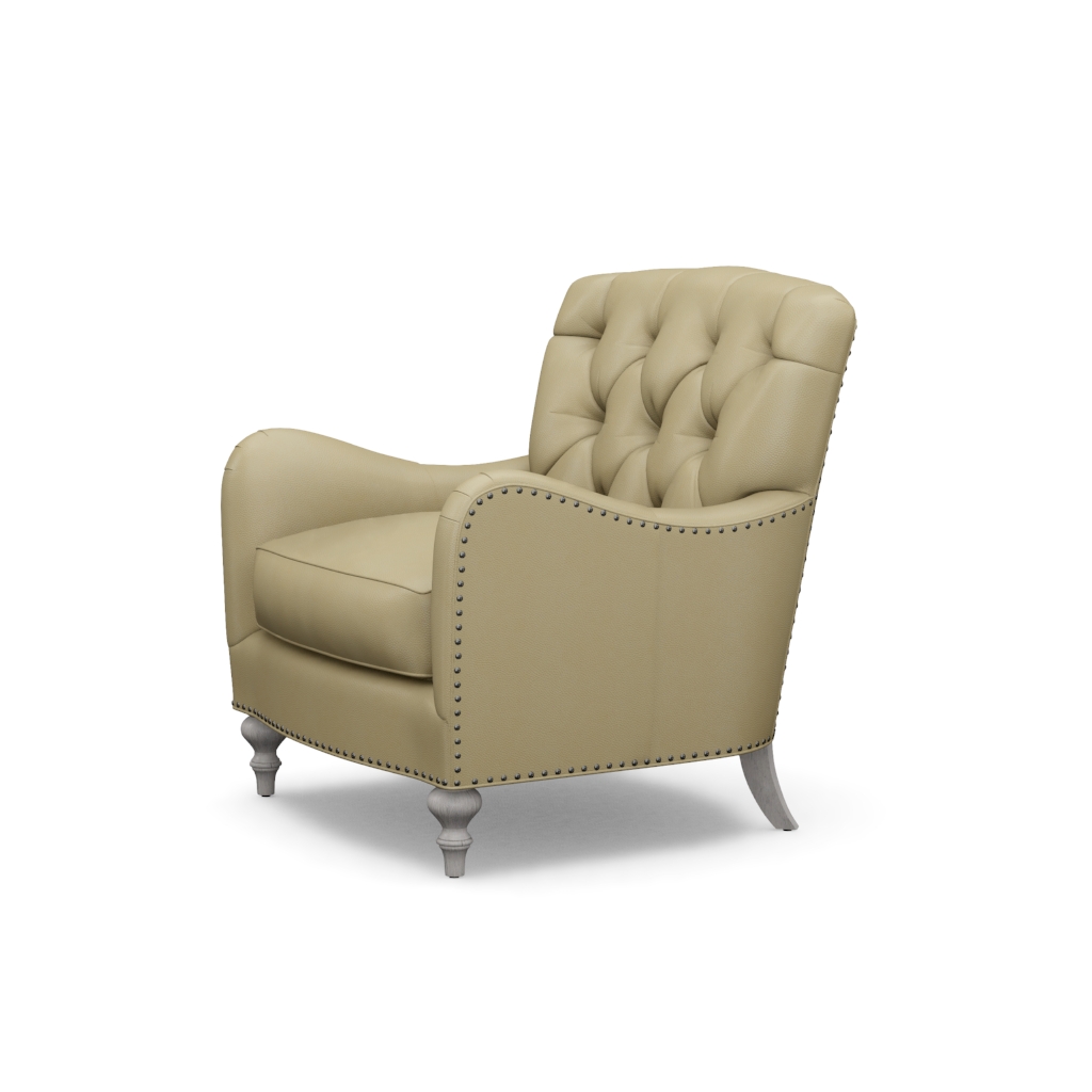 Westcott Leather Chair – View at 90°