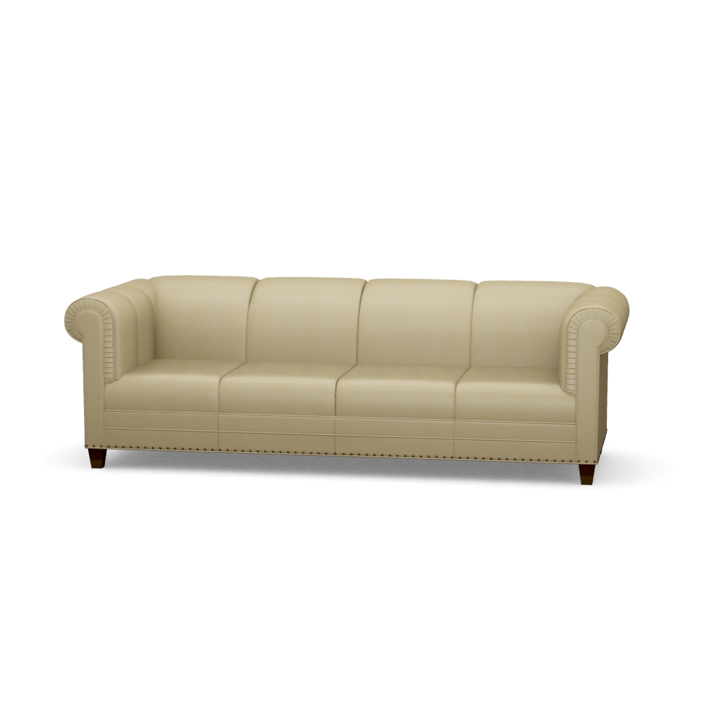 Springfield Leather Sofa – View at 40°