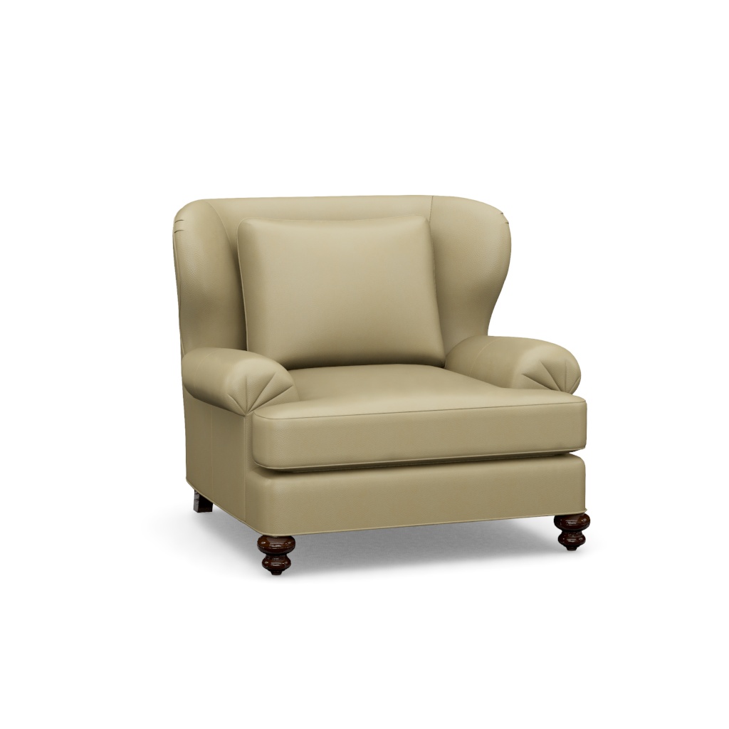 Kent Leather Chair – View at 10°