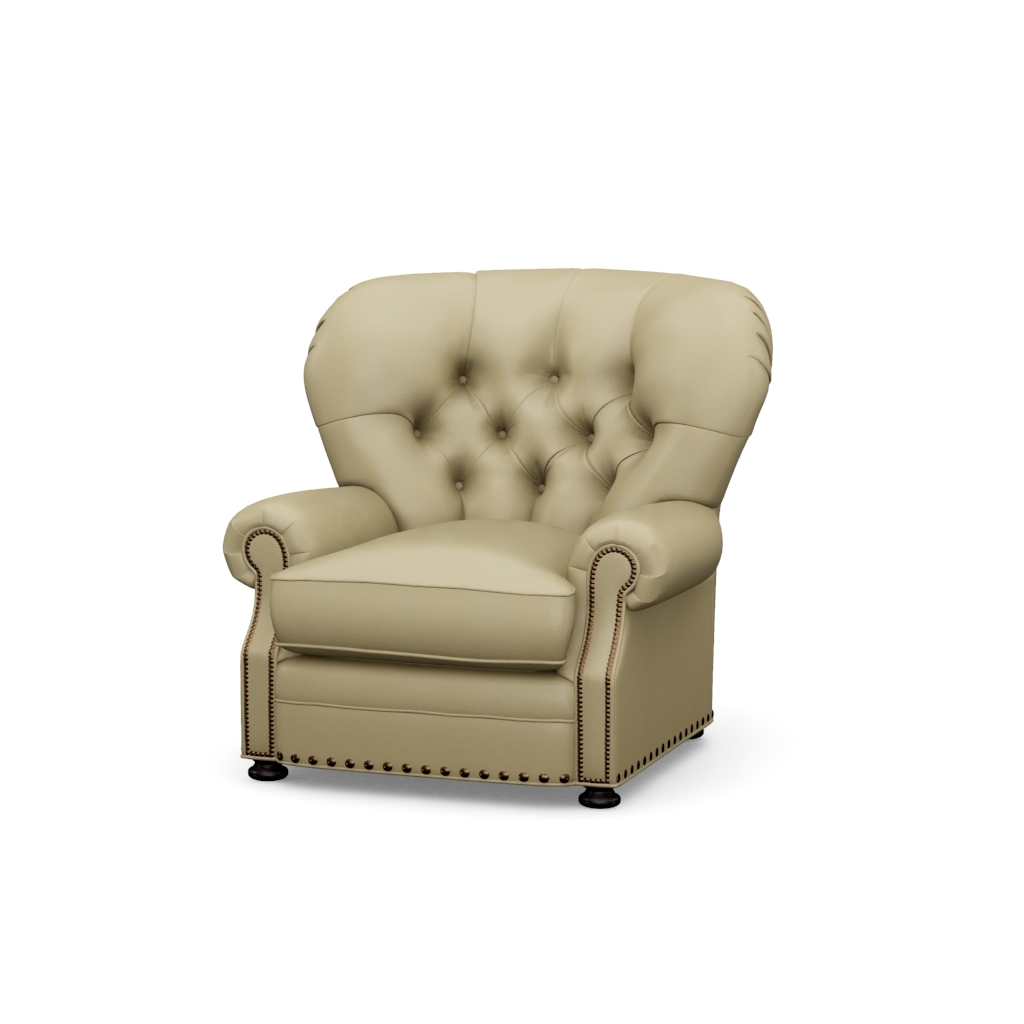 Elle Leather Chair – View at 50°
