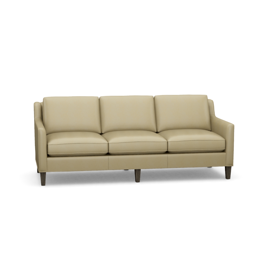 Turin Leather Sofa – View at 20°