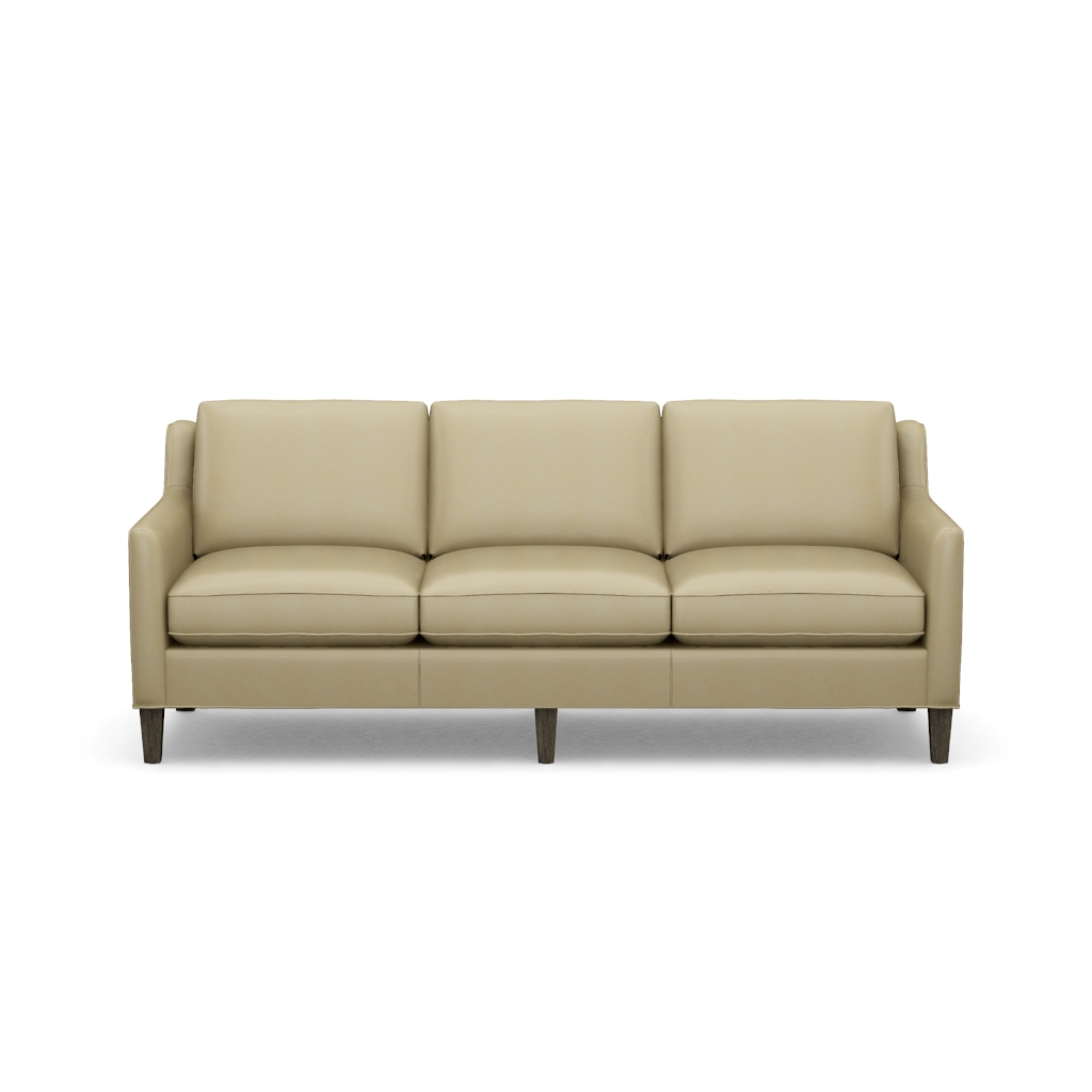 Turin Leather Sofa – View at 30°