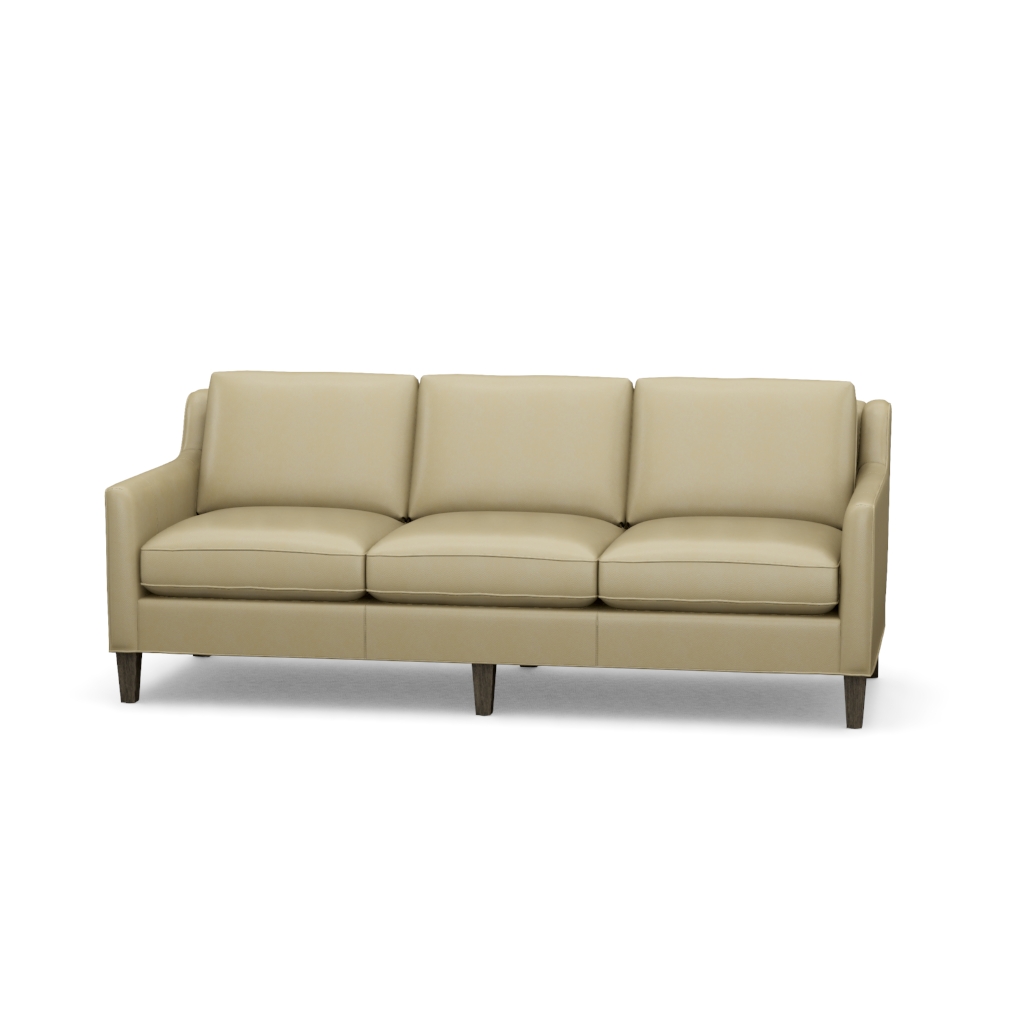 Turin Leather Sofa – View at 40°