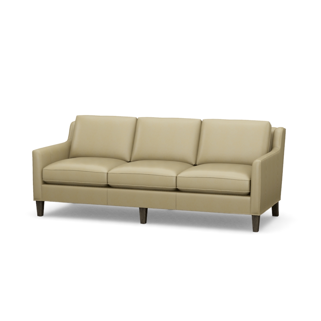 Turin Leather Sofa – View at 50°