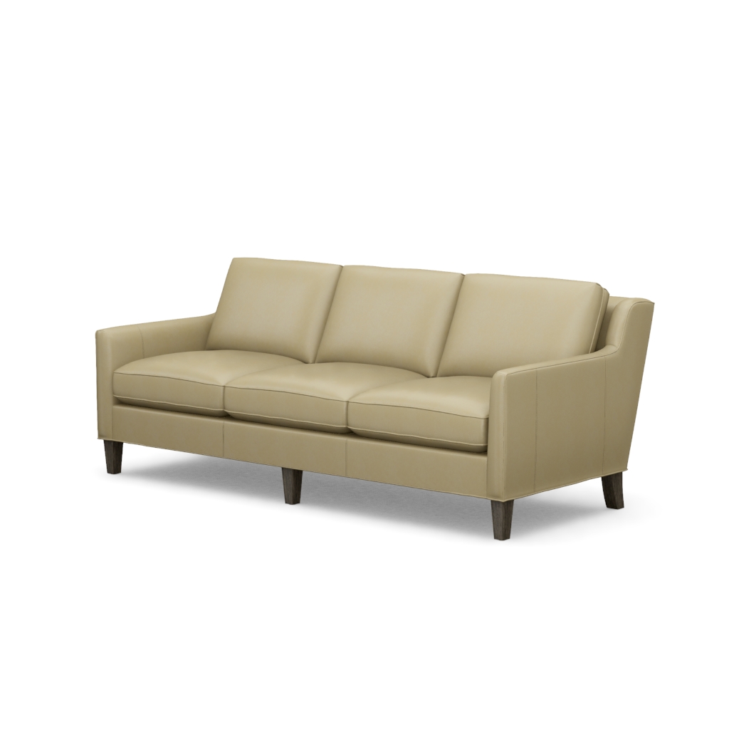 Turin Leather Sofa – View at 70°