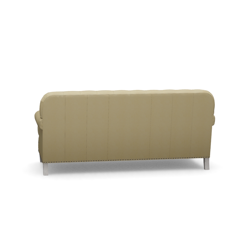 Hillstead Leather Settee – View at 200°