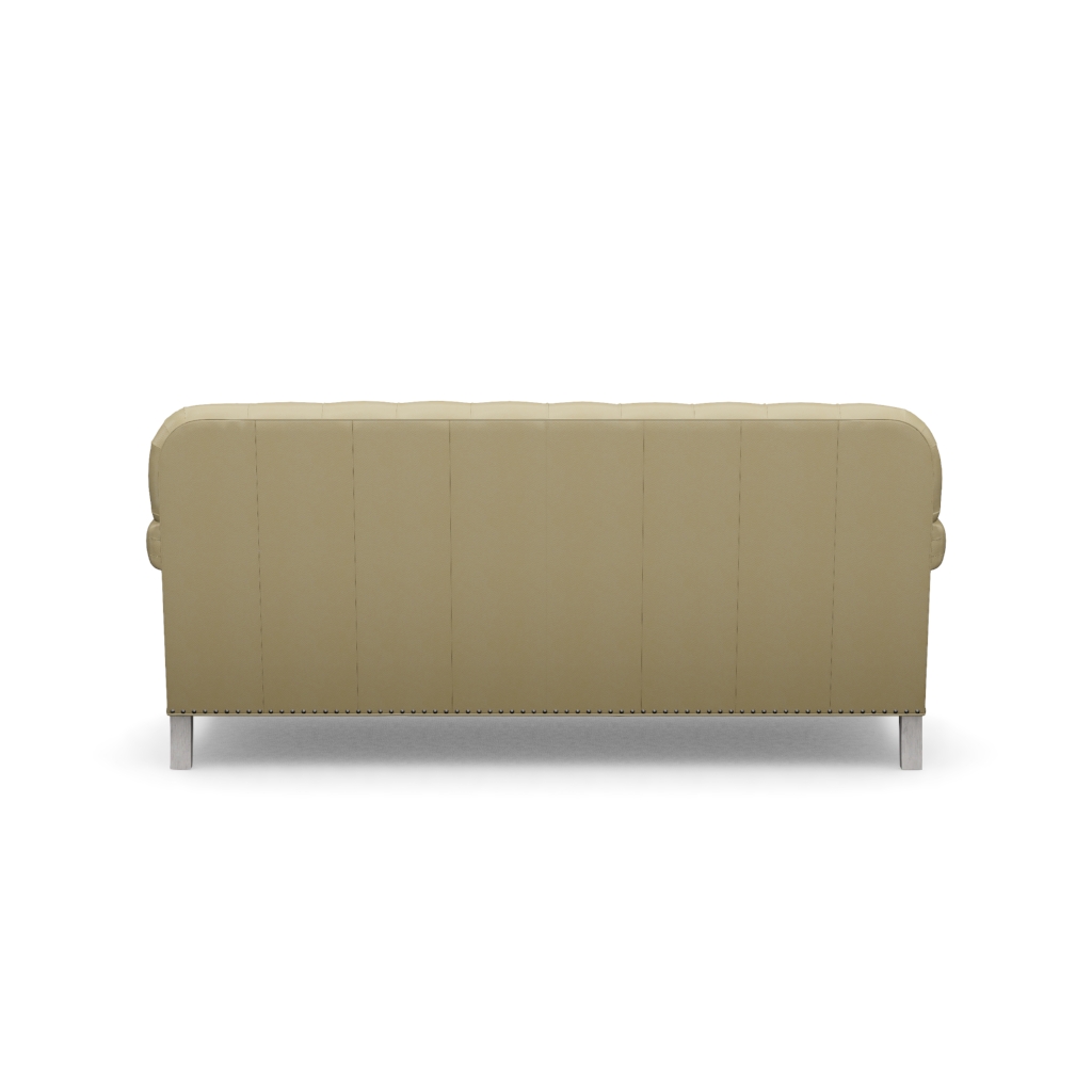 Hillstead Leather Settee – View at 210°