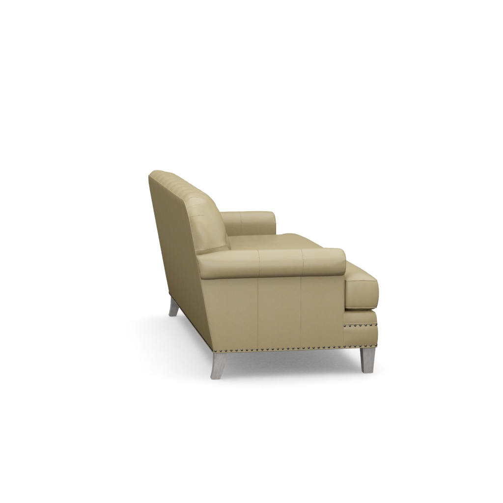 Hillstead Leather Settee – View at 290°