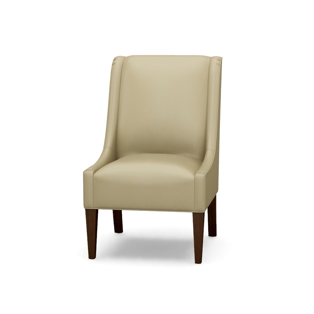 Mode Leather Dining Chair – View at 40°