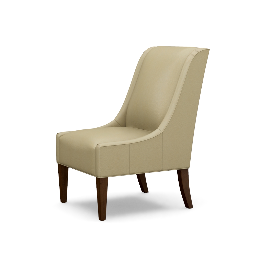 Mode Leather Dining Chair – View at 90°