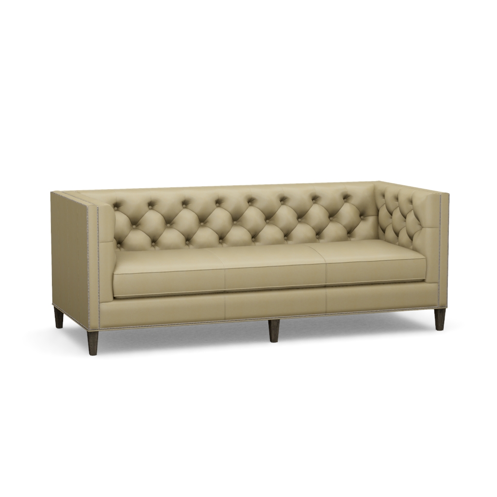 Monaco Leather Sofa – View at 10°
