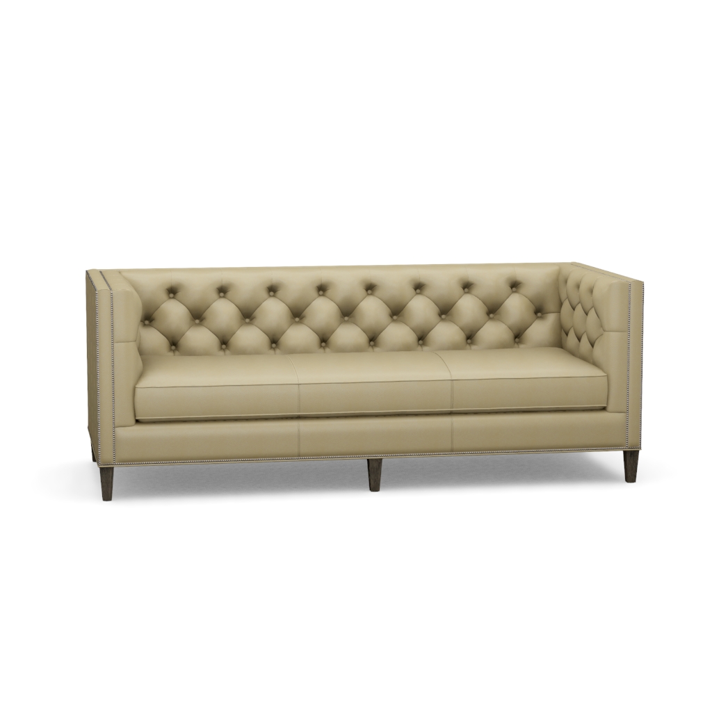 Monaco Leather Sofa – View at 20°