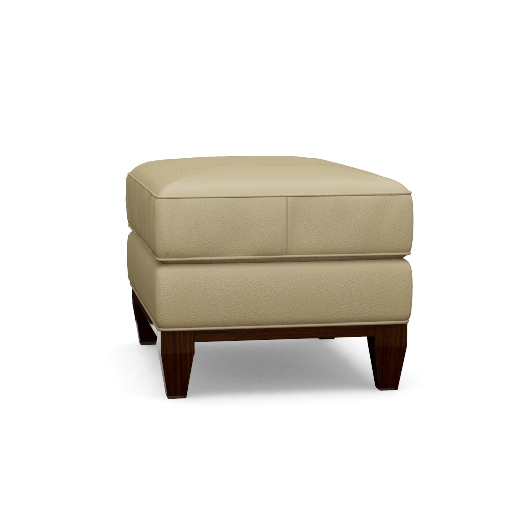 Conrad Leather Ottoman – View at 110°