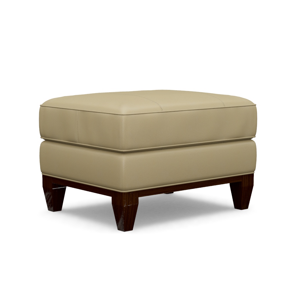 Conrad Leather Ottoman – View at 170°