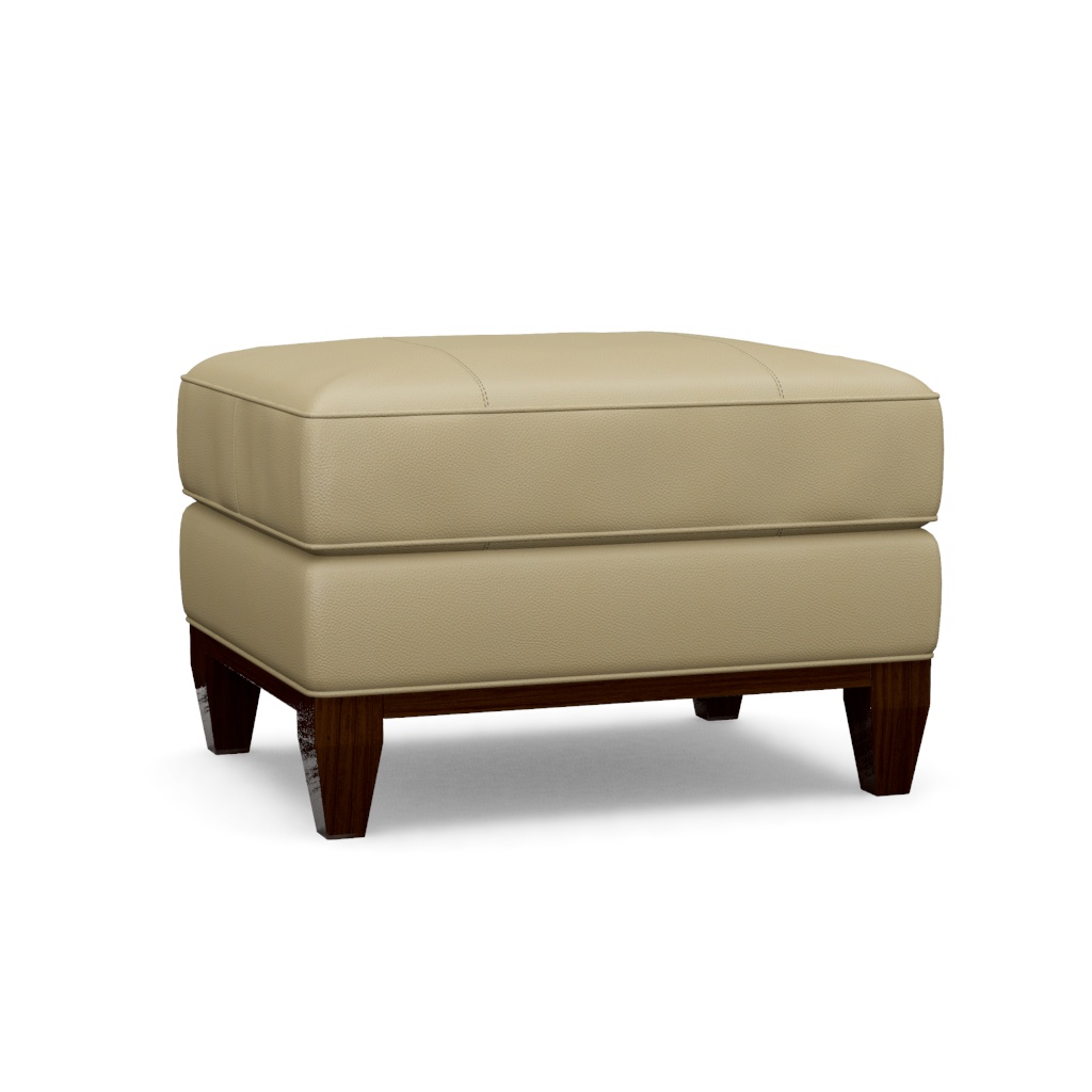 Conrad Leather Ottoman – View at 190°