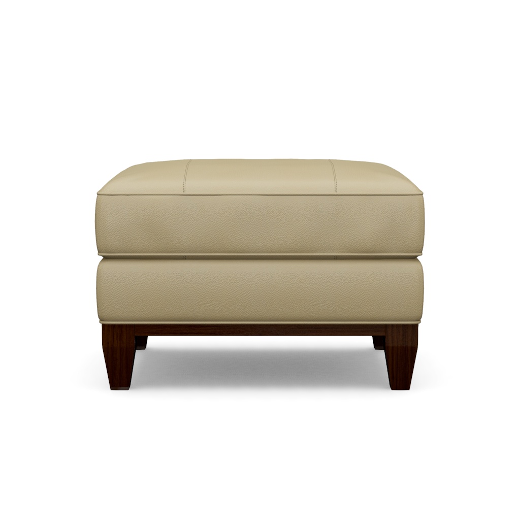 Conrad Leather Ottoman – View at 210°