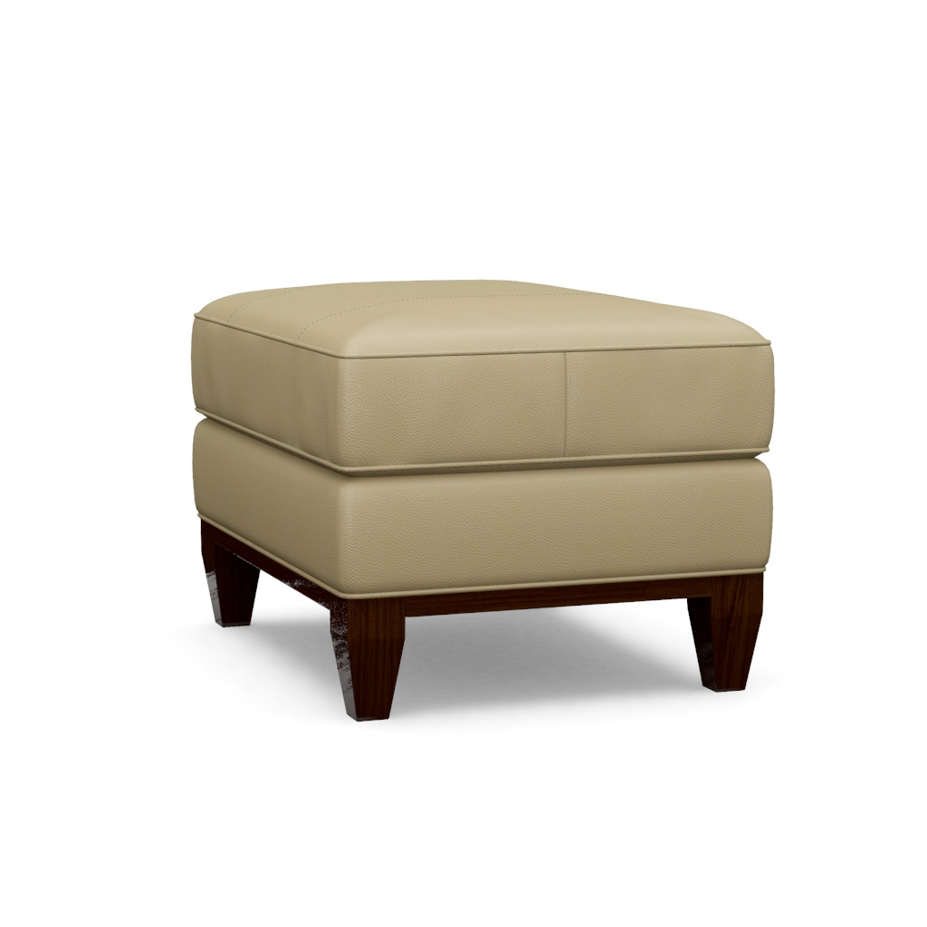 Conrad Leather Ottoman – View at 280°