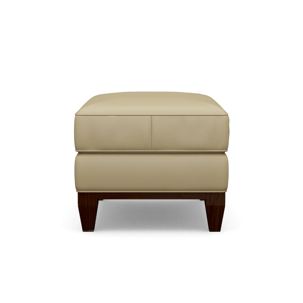 Conrad Leather Ottoman – View at 300°