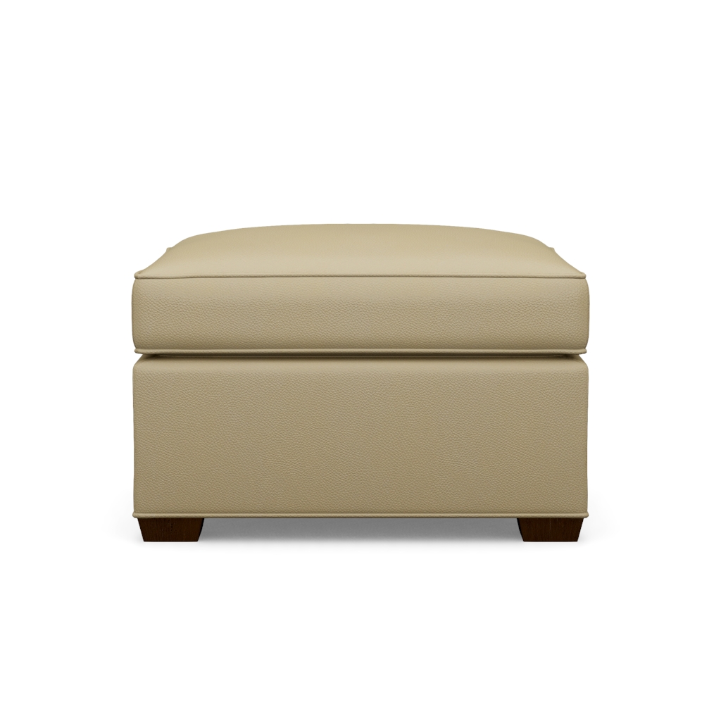 Fiona Leather Ottoman – View at 210°