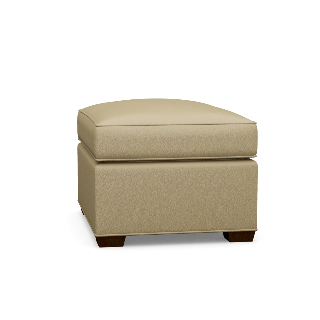 Fiona Leather Ottoman – View at 290°