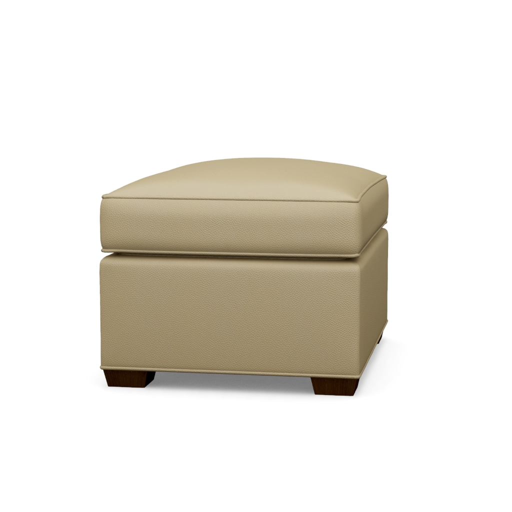 Fiona Leather Ottoman – View at 310°