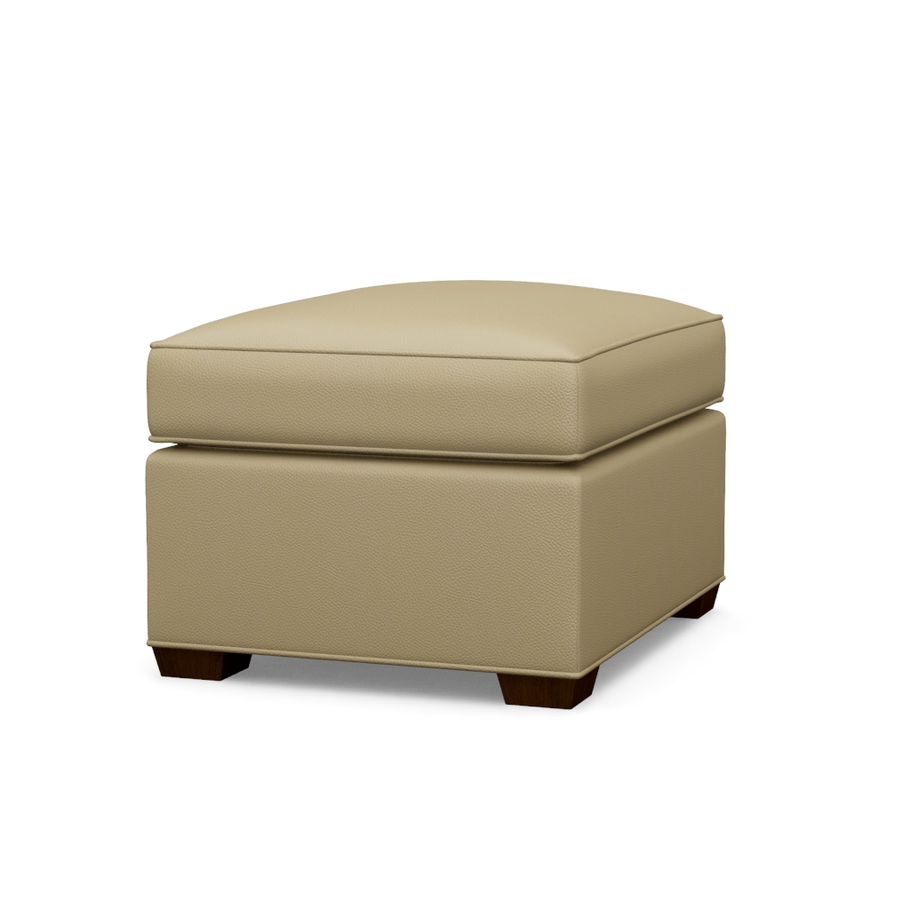 Fiona Leather Ottoman – View at 320°