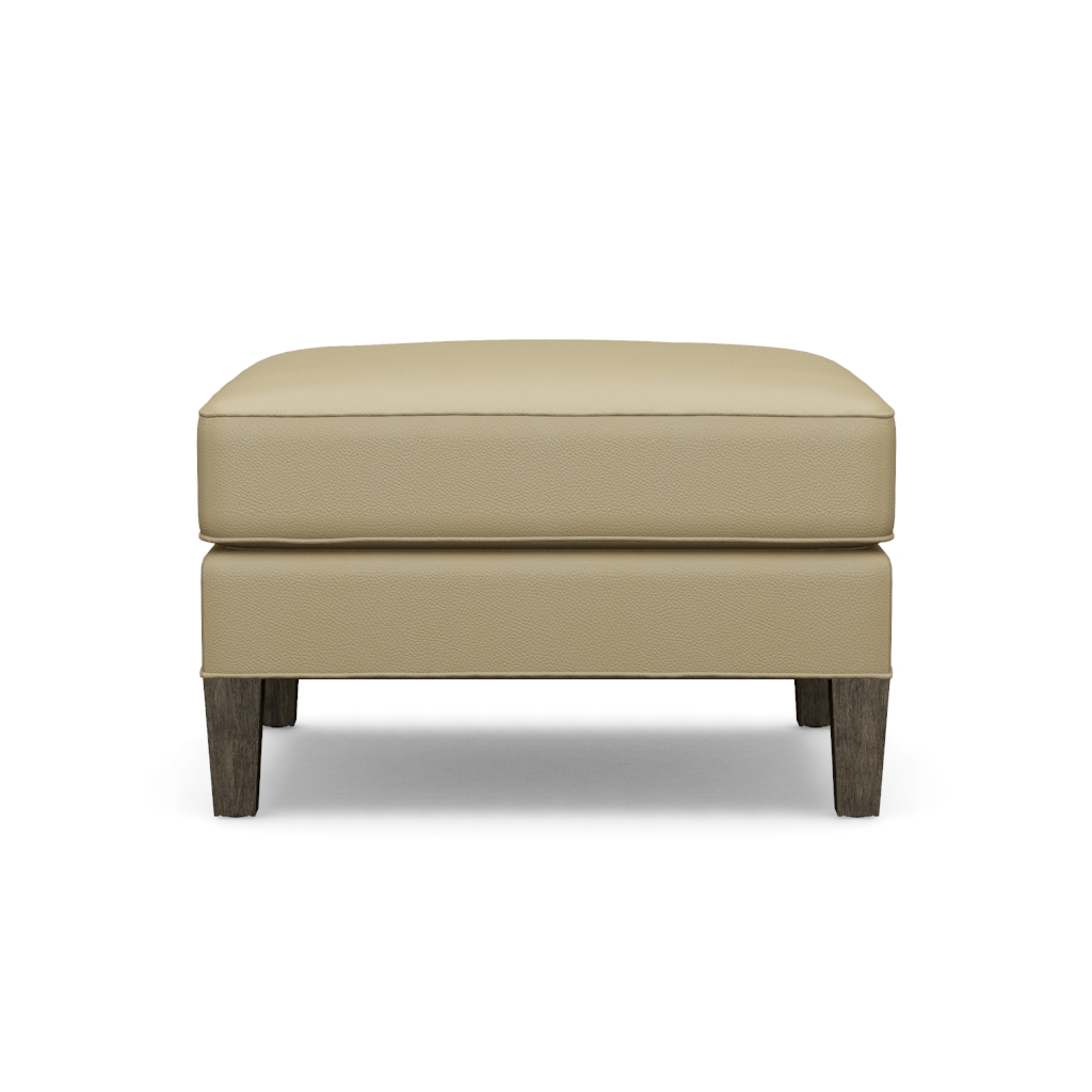 Turin Leather Ottoman – View at 210°