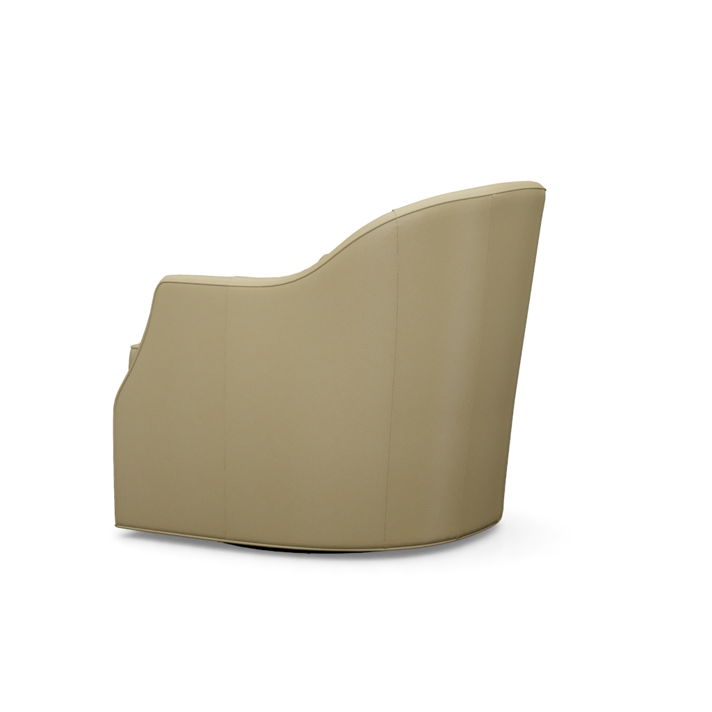 Escala Leather Swivel Chair – View at 150°