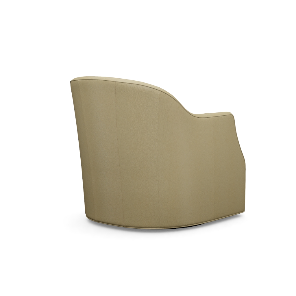 Escala Leather Swivel Chair – View at 250°