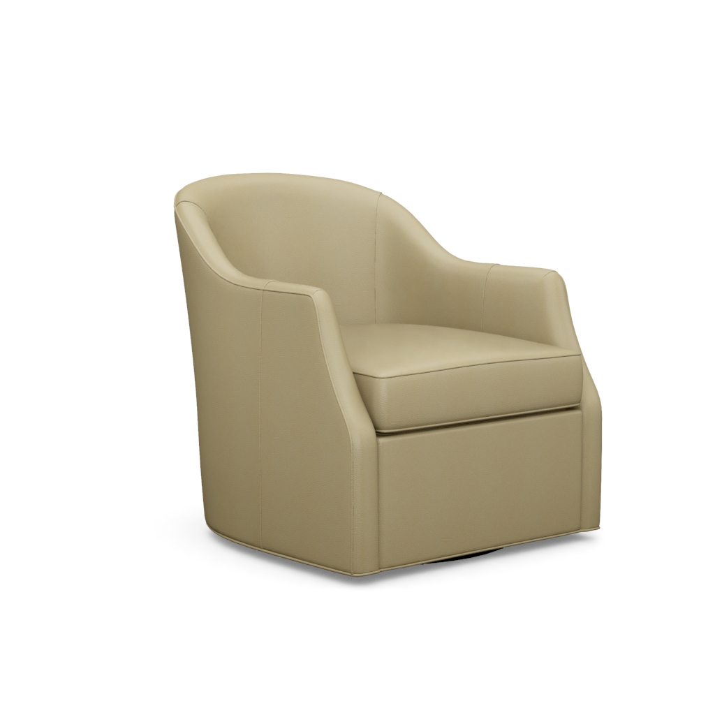 Escala Leather Swivel Chair – View at 350°