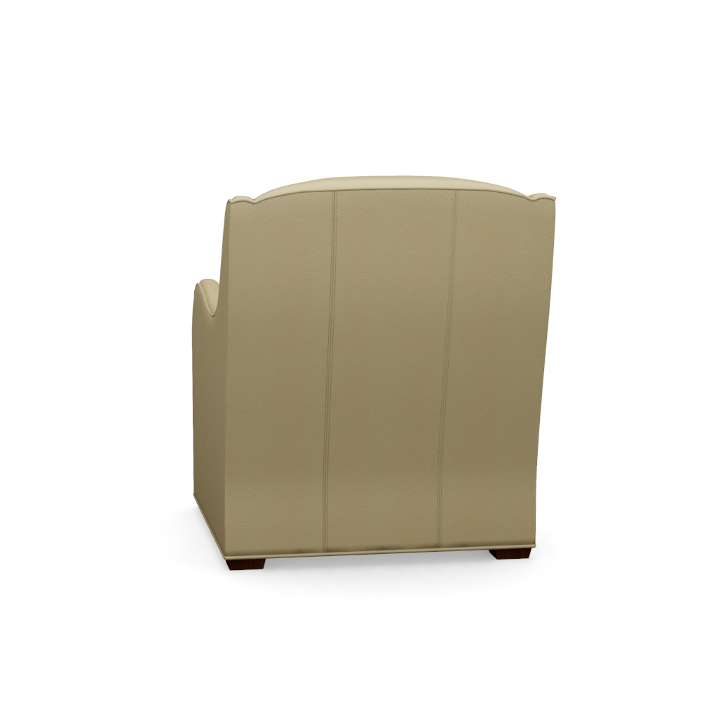 Fiona Leather Lounge Chair – View at 200°