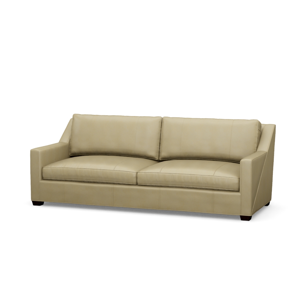 Wright Leather Sofa – View at 50°