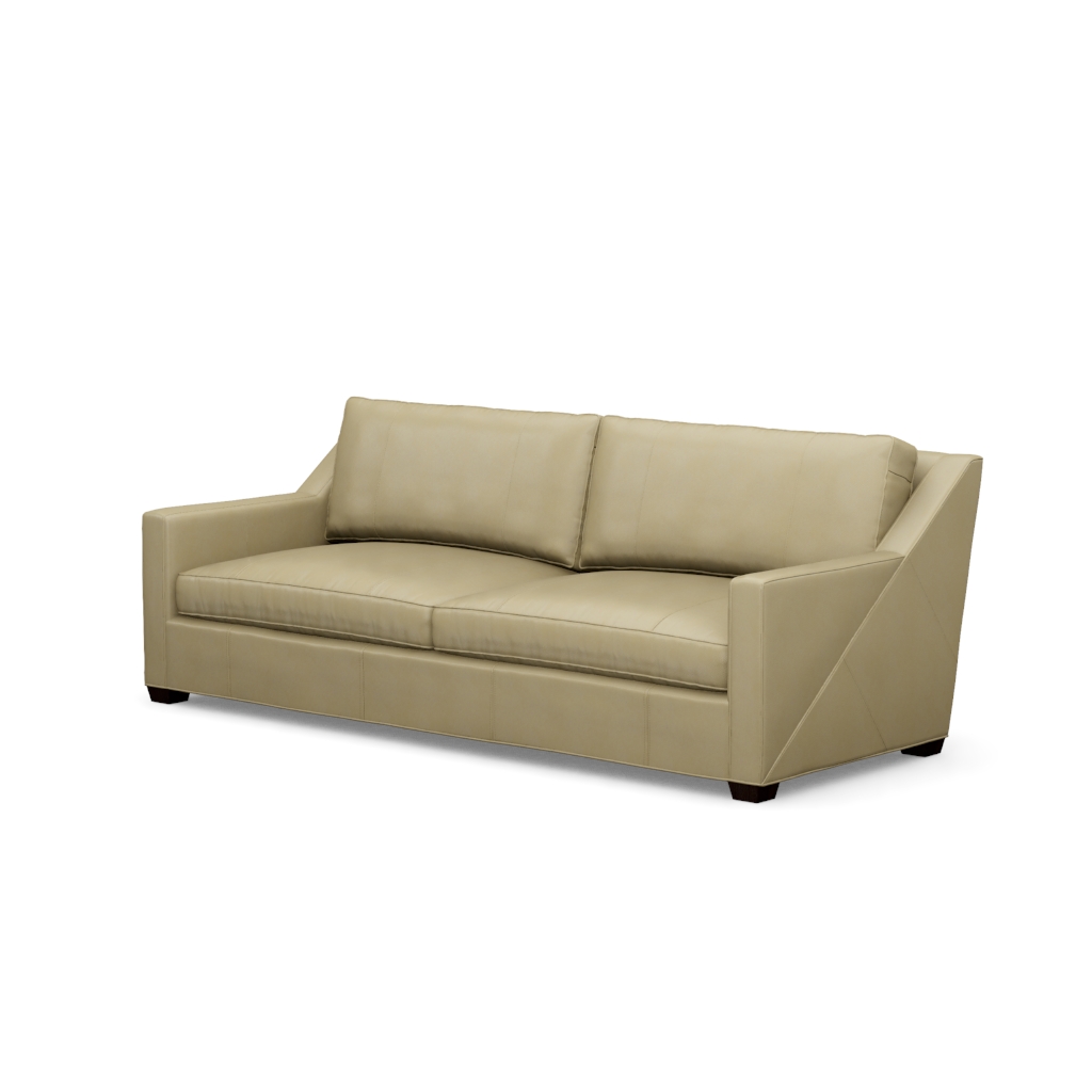 Wright Leather Sofa – View at 70°