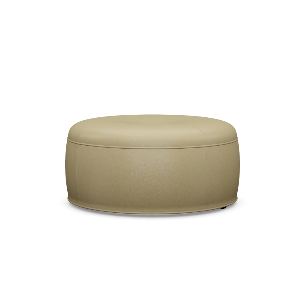 Reid Leather Ottoman – View at 310°