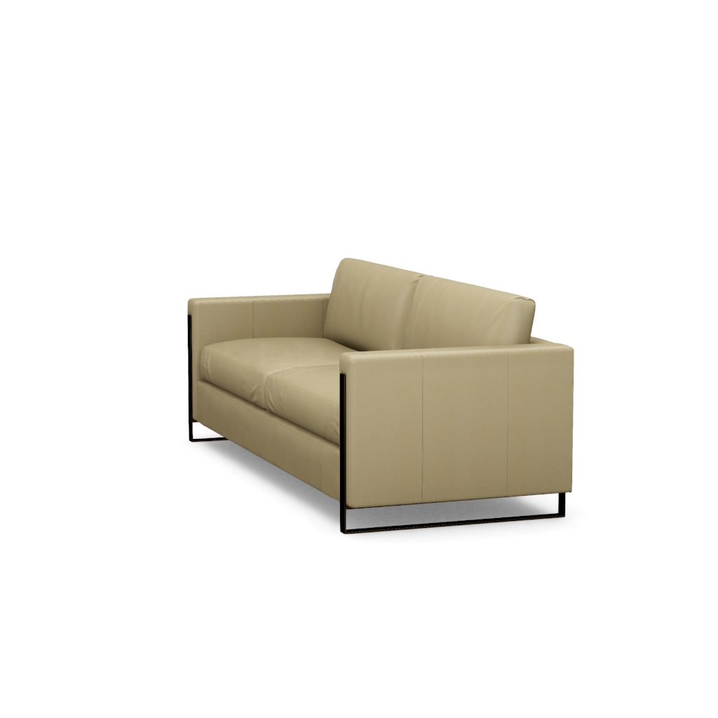 Nob Hill Leather Sofa – View at 100°