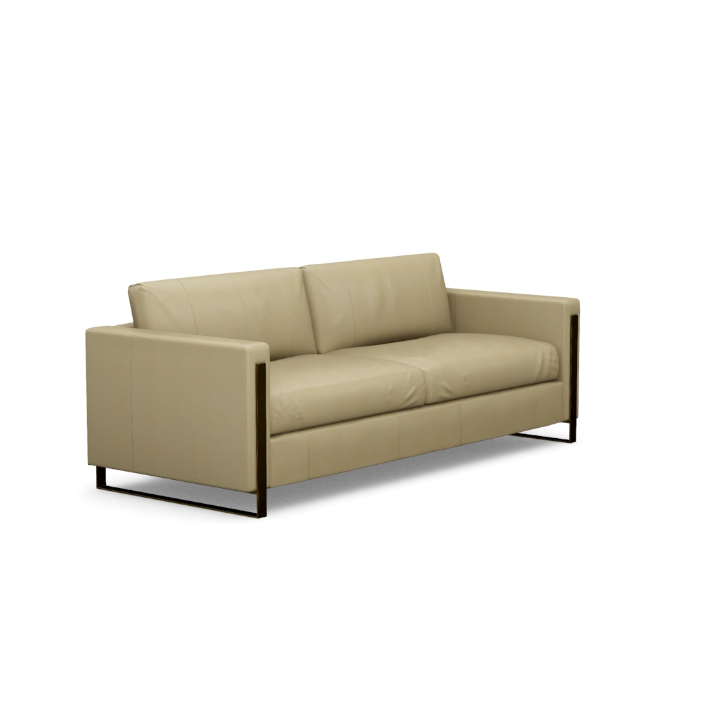 Nob Hill Leather Sofa – View at 340°