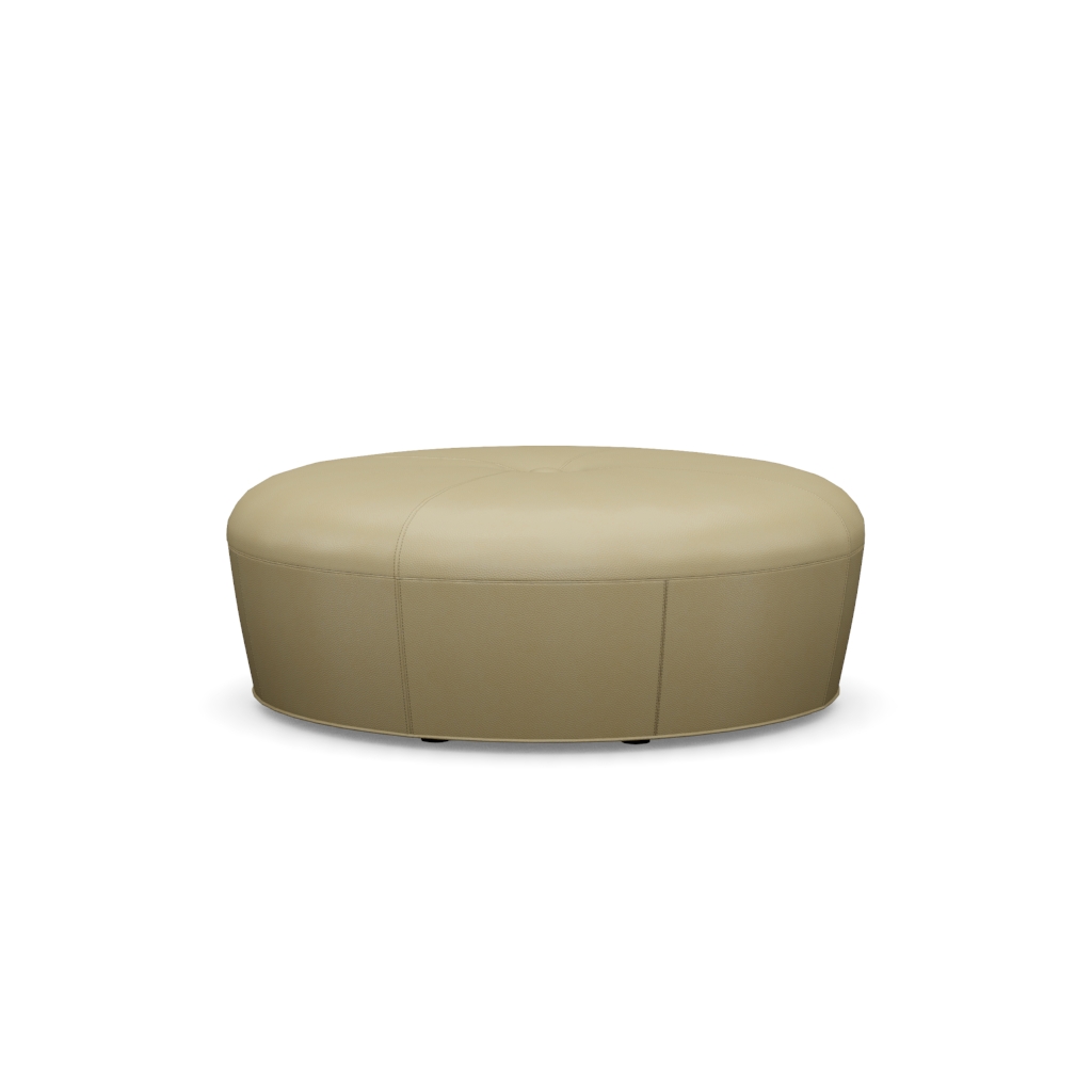 Claudia Leather Cocktail Ottoman – View at 10°