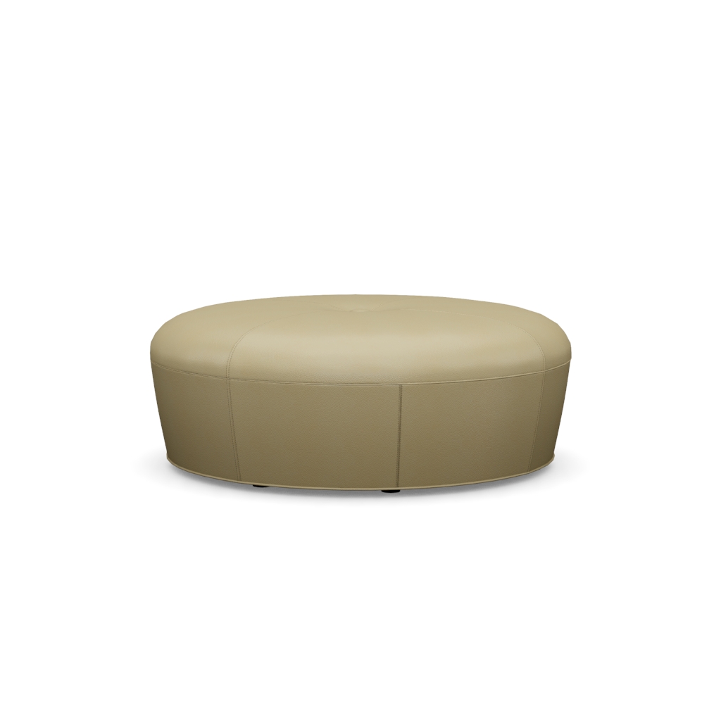 Claudia Leather Cocktail Ottoman – View at 110°