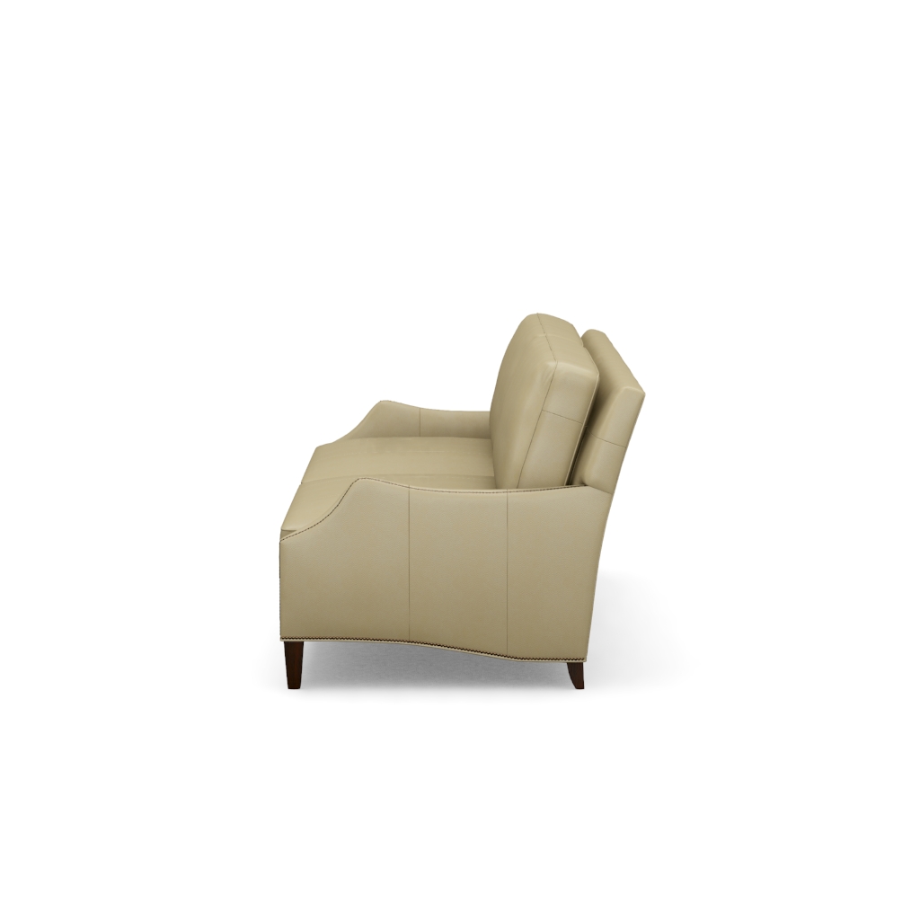 Ashton Leather Demi Sofa – View at 120°