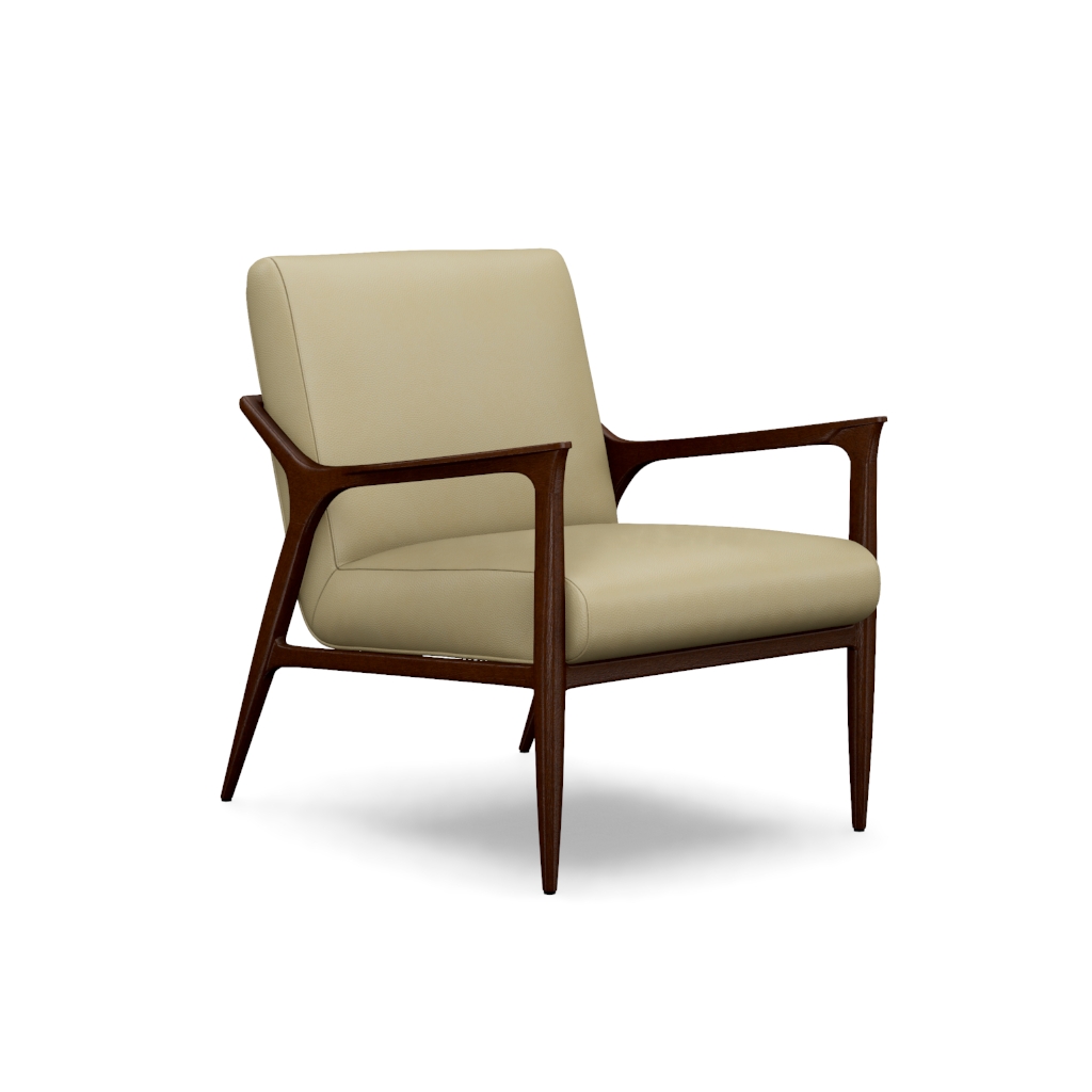 Warren Leather Chair – View at 350°