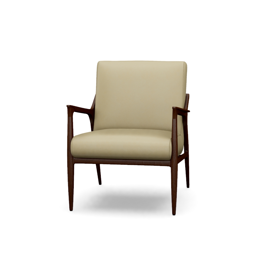 Warren Leather Chair – View at 40°