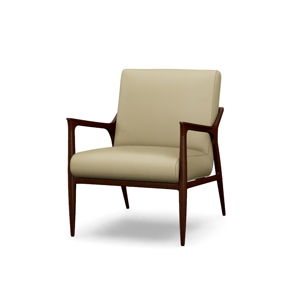 Warren Leather Chair – View at 50°