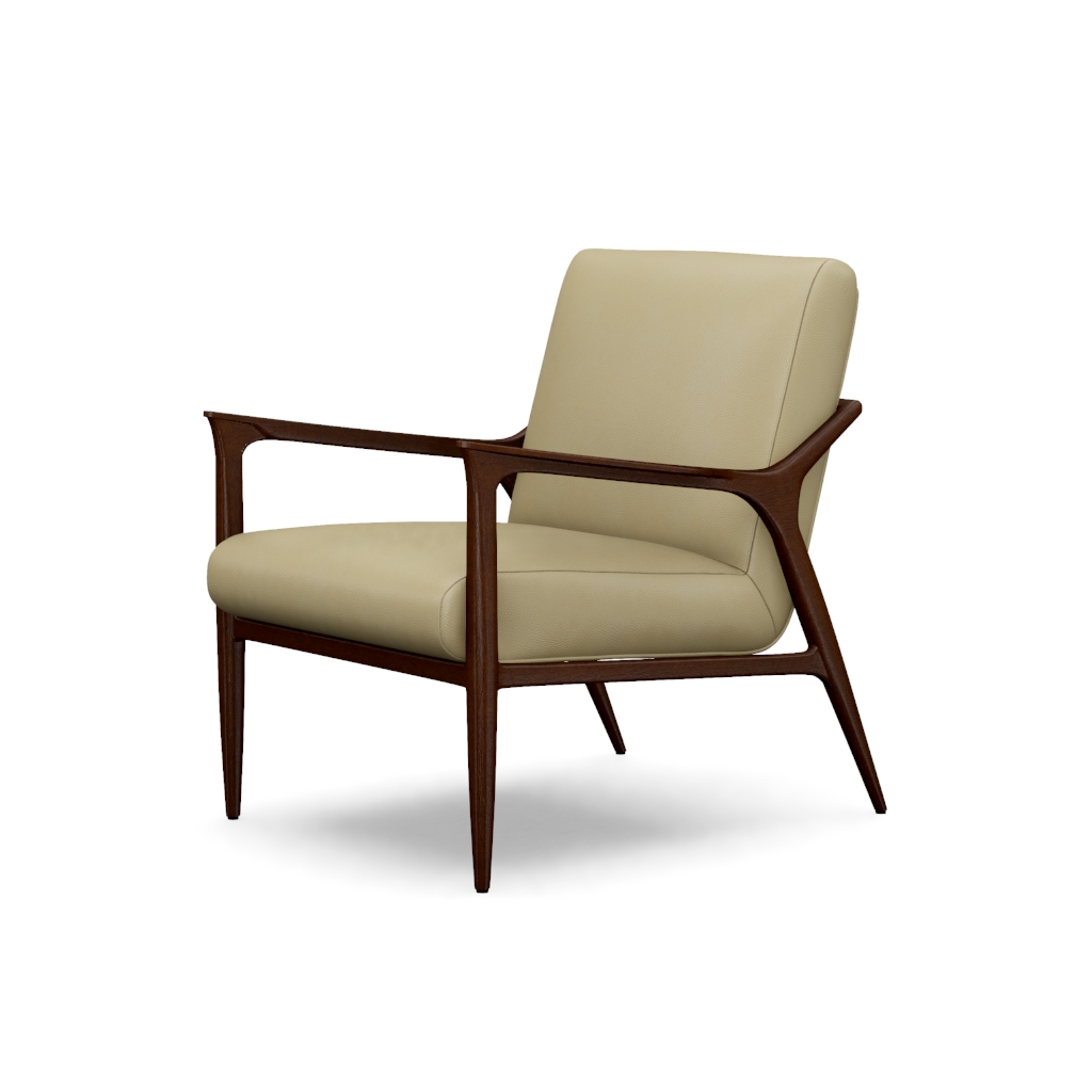 Warren Leather Chair – View at 80°