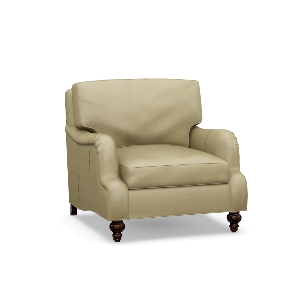 Amelia Leather Chair – View at 10°