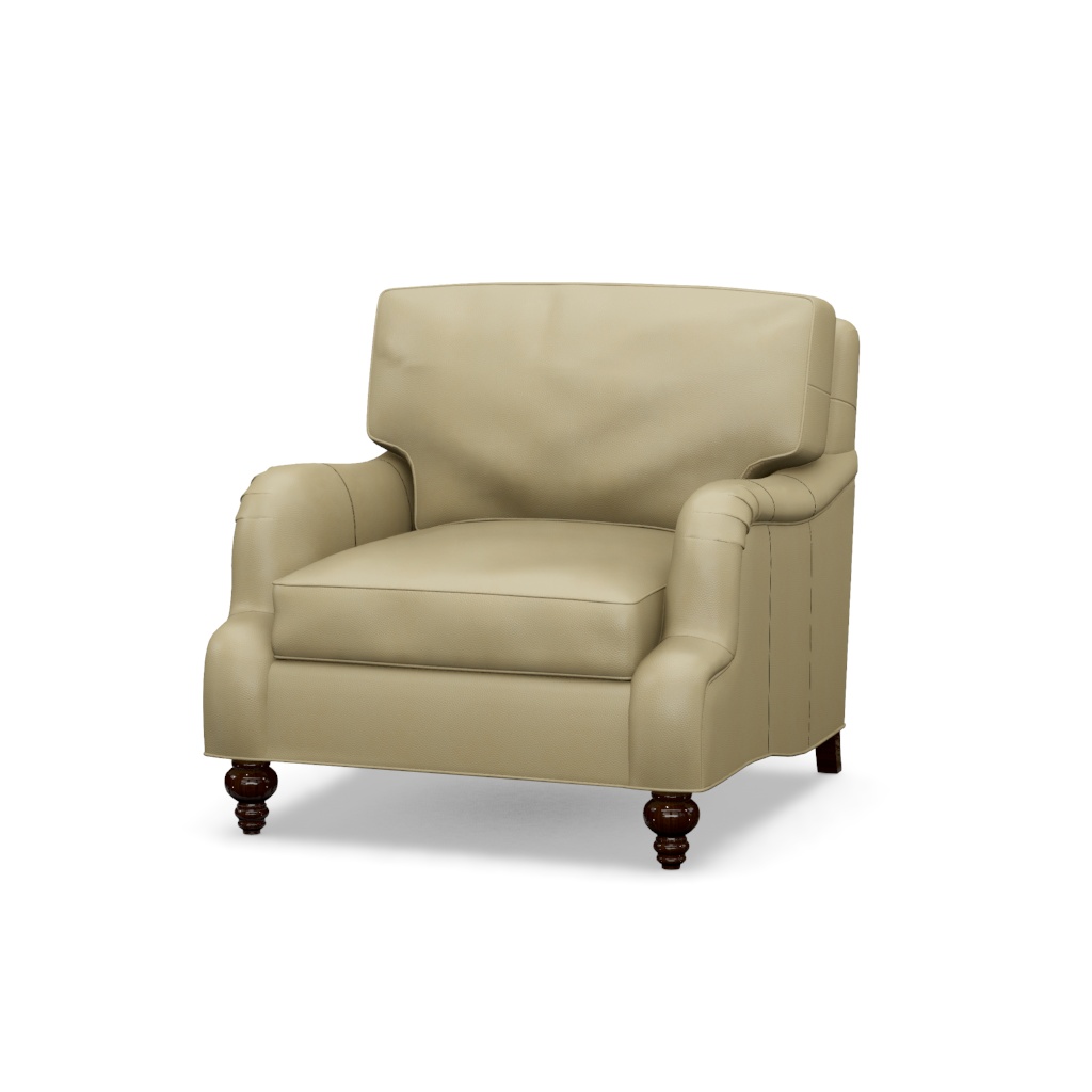 Amelia Leather Chair – View at 50°