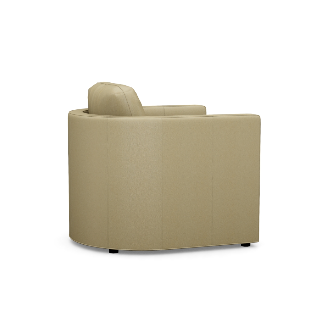 Dorado Beach Leather Chair – View at 280°