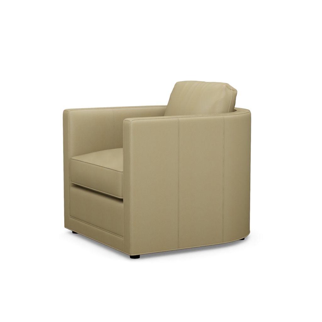 Dorado Beach Leather Chair – View at 90°