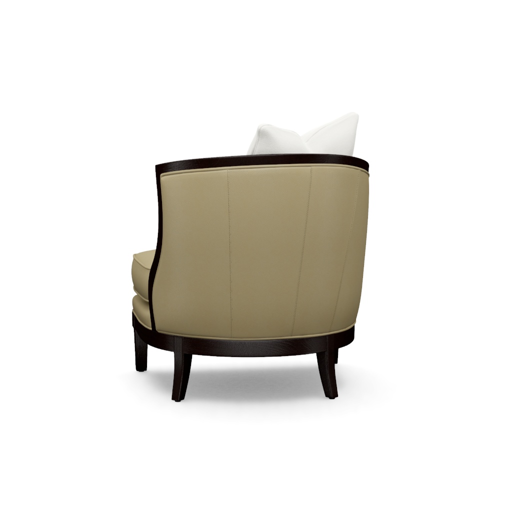 Garland Left Arm Facing Leather Chair – View at 200°