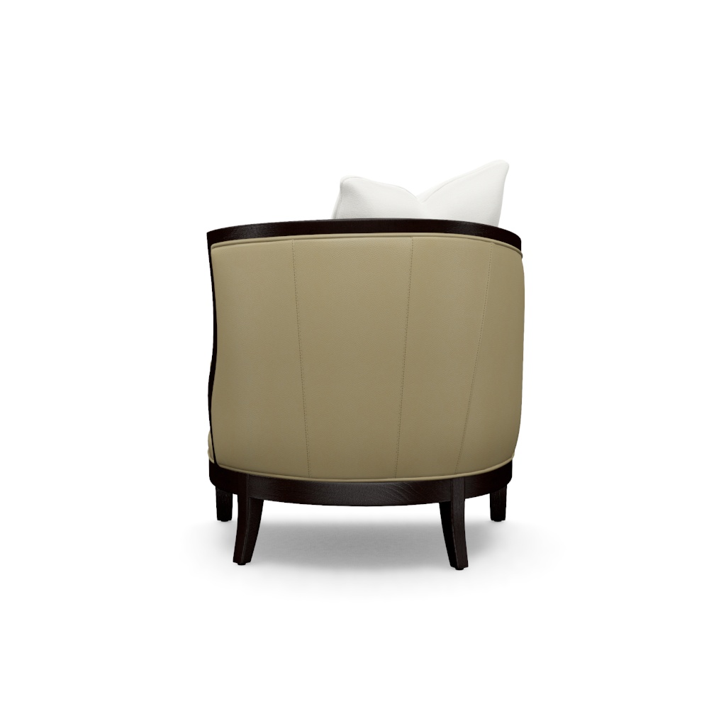 Garland Left Arm Facing Leather Chair – View at 210°