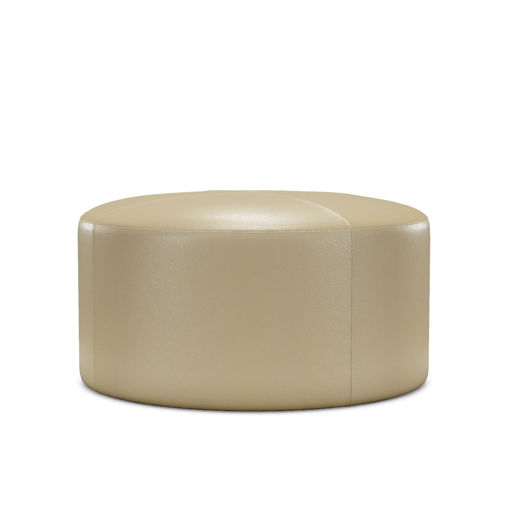 Rendova Leather Ottoman – View at 0°